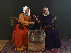 Middeleeuws duo van 't Belevenis Geselschap © www.middeleeuws-entertainment.nl